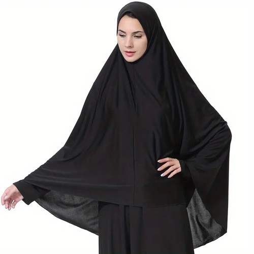 Black extra long muslim - black, adults