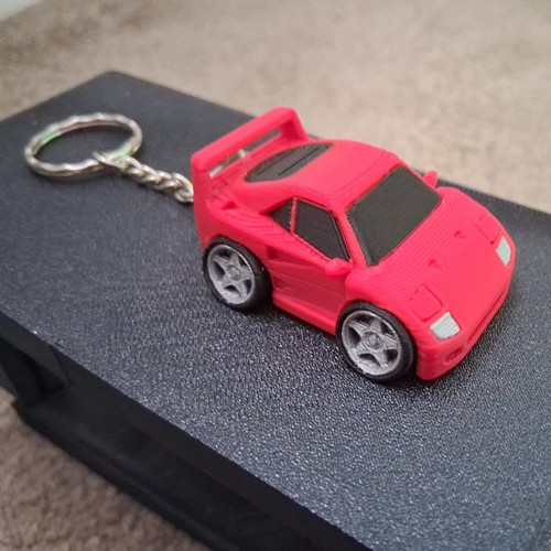 Printed tooned ferrari f40 - 3d,