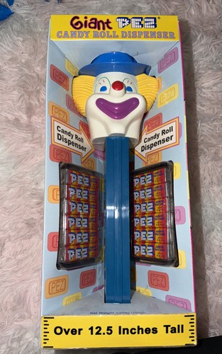 Giant pez blue - clown, candy