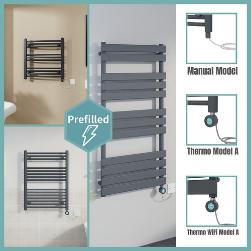 Grey prefilled bathroom - prefilled,