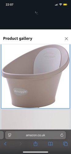 Shnuggle baby bath tub taupe - shnuggle,