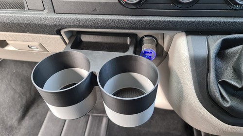 Twin cup holder for - , t6