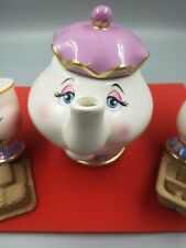Mrs potts and chip Teaset Porcelain