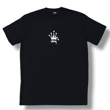 Stussy Broken Crown Black T Shirt Size M New