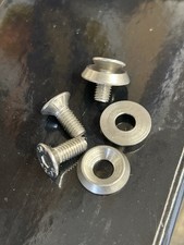 Vespa 50-125 Smallframe PK Stator Plate Bolt & Cup Set Stainless Steel M5 x 16mm