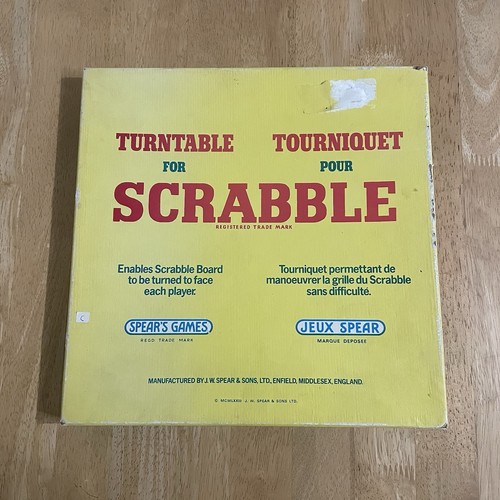 Spear games scrabble board - scrabble,