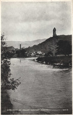 River Forth & Wallace Monument Stirling Scotland Postcard