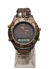 Philip Persio Titanium Mens Digital Analogue Watch