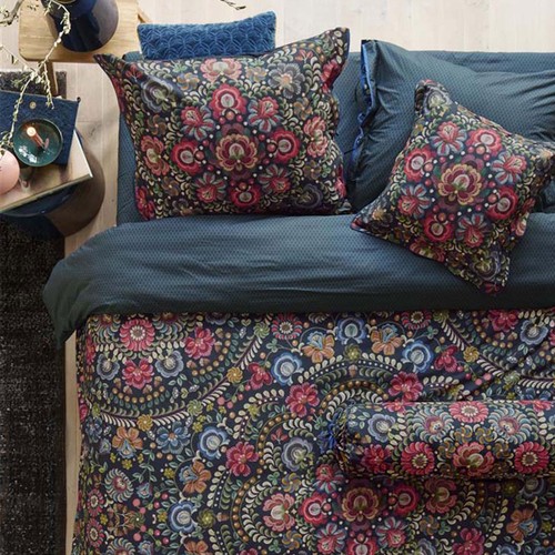 Ricamo dark blue cotton - il,