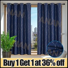 Blackout Door Curtain Thick