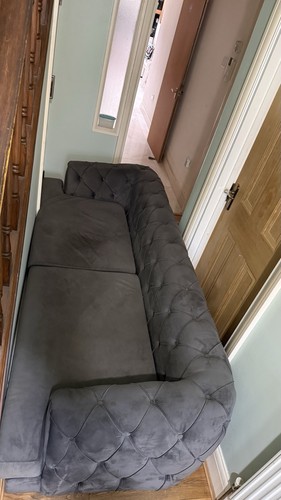 Used chesterfield style - used, sofa