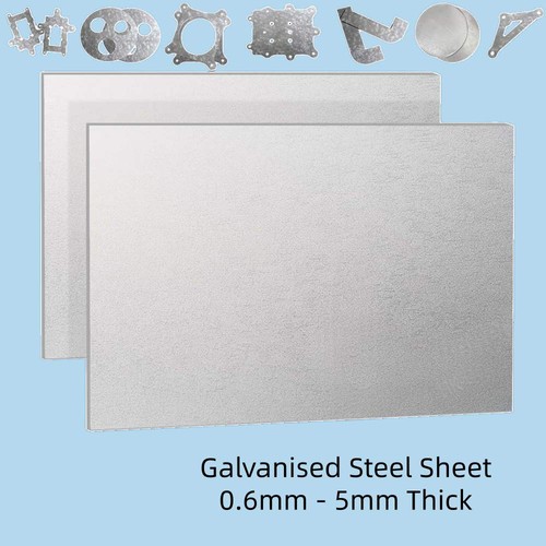 Galvanised steel sheet 6mm - galvanised,