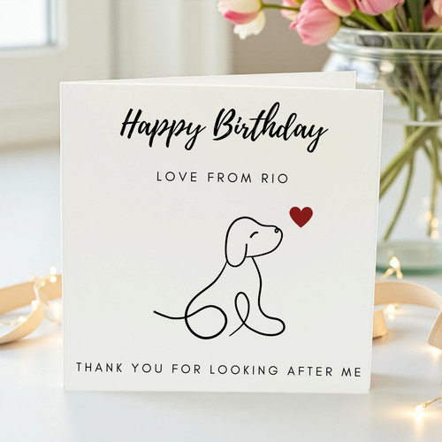 Personalised dog birthday - dog,