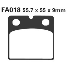 PAIR OF PADS EBC FA018 LAVERDA