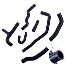 Silicone Radiator&Heater Hose Kit VW Golf GTI MK2 1.8 16V w/o AC 1986-1991 Black