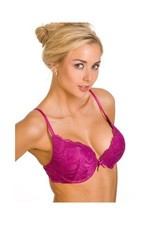 Camille Super Boost Padded Push Up Purple Underwired Bra