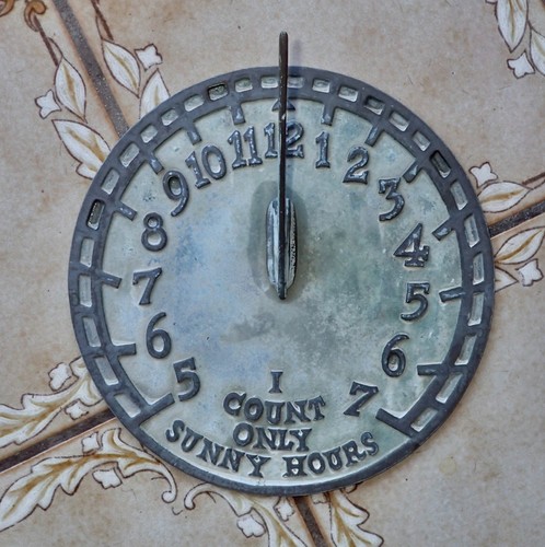 Metal sundial for - metal,