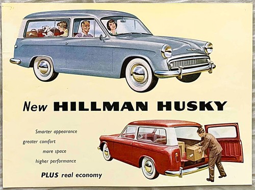 Hillman husky brochure c1958 - husky,