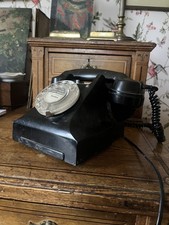 Vintage Antique Black Bakelite