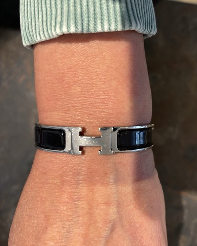 Hermes clic bracelet bangle - hermes, h