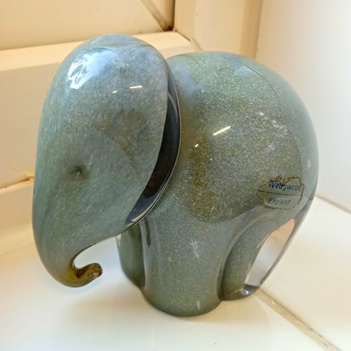 Wedgwood england grey elephant - grey,
