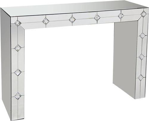 Hessa mirrored console table - mirrored,