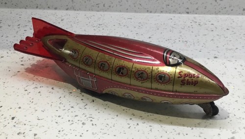 Vintage mettoy space ship - space,