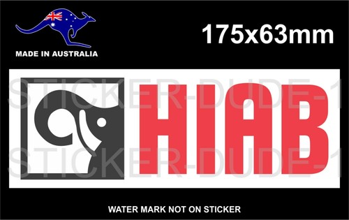 Hiab crane sticker - hiab,
