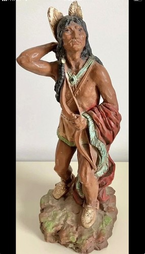Vintage figurine 1976 native - figurine,