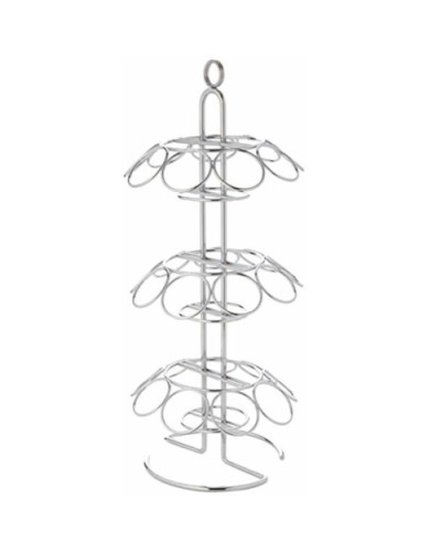 Chrome disposable cone stand - chrome,