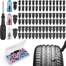 85pcs Tyre Puncture Repair Kit Screw In Rubber Nail Car Tire Nail Motorcycle -UK