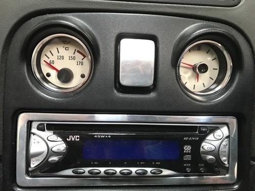 Mgf mk1 aluminium clock - clock, &