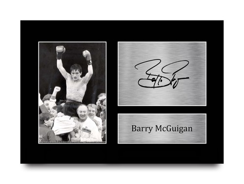 Barry mcguigan signed - barry, boxing