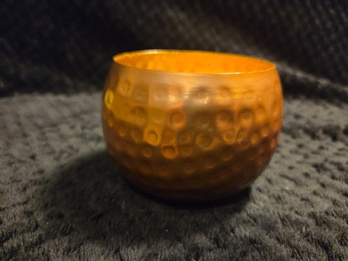 Spherical hand hammered copper - spherical,
