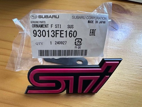 Genuine subaru sti front - genuine,