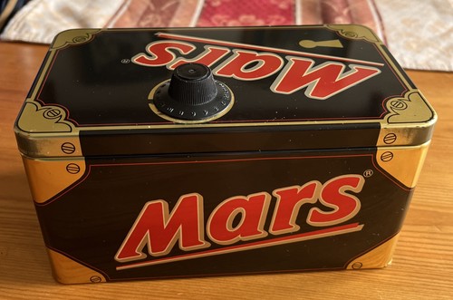 Vintage chocolate safe tin - vintage,