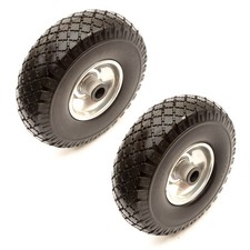 2x 10 Inch 3.00-4 PU Wheel
