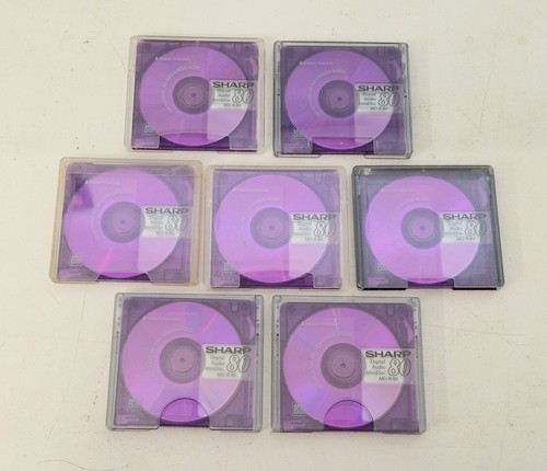 Sharp mini discs x7 - sharp, 80