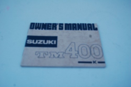 Suzuki genuine tm400 k - suzuki,