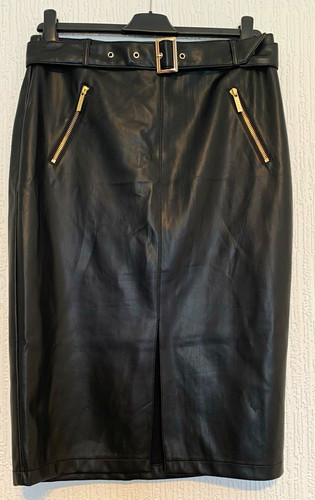 Lipsy black faux leather - faux,