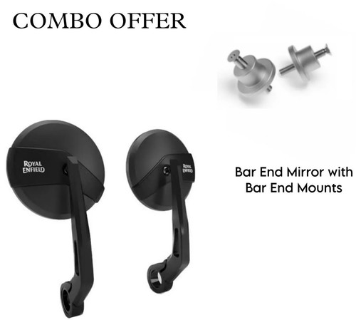 Genuine bar end mirrors - genuine, with