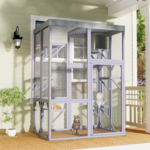 Large outdoor cat - large, cage