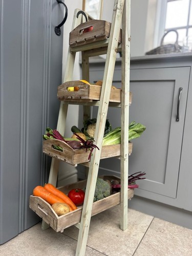 Wooden tier vegetable plant - wooden,