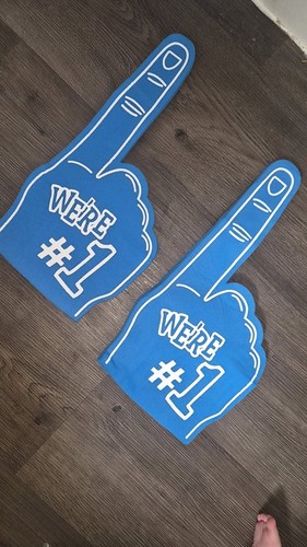 Blue finger foam number - #number, 1
