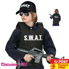 Boys SWAT Vest Hat Police