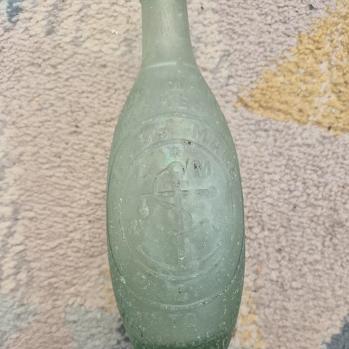 Vintage antique glass bottle - vintage,