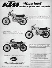 1975 KTM Comet Cross & Grand Prix Motorcycle Original Print Ad