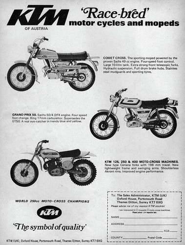 1975 ktm comet cross - ktm, grand