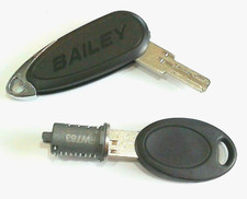 Bailey Door Lock Barrel and Two FW Fawo Keys for Caravan or Motorhome - SCB6