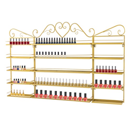 Wall mounted nail polish - wall-mounted,